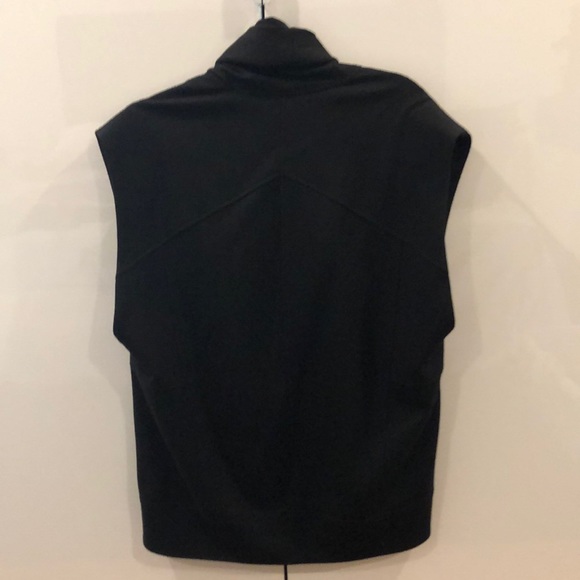 Helmut Lang Wool Asymmetrical Drop Shoulder Vest - Picture 3 of 6